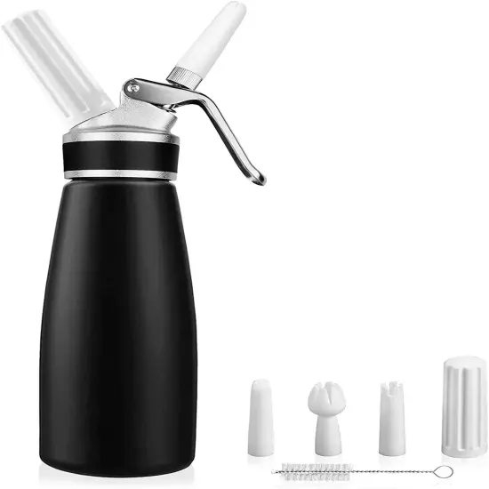 Whipped Cream Dispenser Durable Aluminum Foam Whipper 1 Pint 500ml Cream Maker {1}