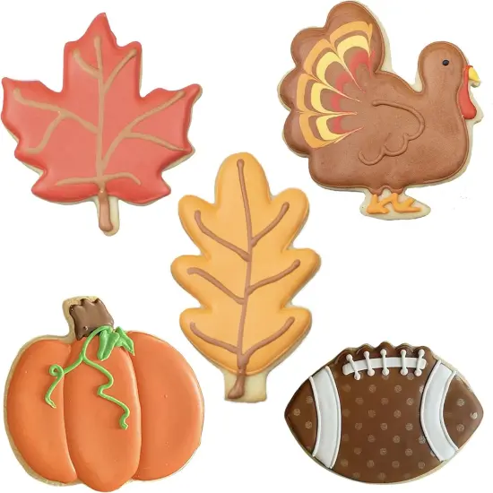 Fall Thanksgiving Cookie Cutters 5-Pc. Set Made in USA by Ann Clark {2}