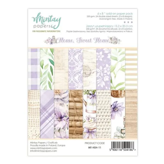 Mintay Home, Sweet, Home 6 x 8 Add-On Paper Pad  {1}