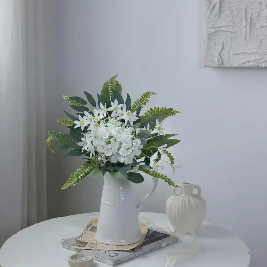 Artificial Greenery Stems Box Set(Pack of 85pcs) with 8 Kinds of Faux Plants and Fake Flowers {5}