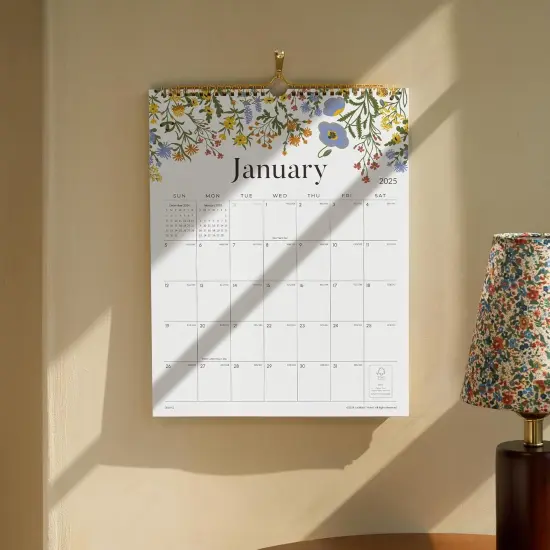 2025 Wall Calendar, Calendar 2025, 18 Monthly Floral Design Wall Calendar with Thick Paper, January 2025 - June 2026, 12" x 15", Twin-Wire Binding, Perfect for Planning {2}