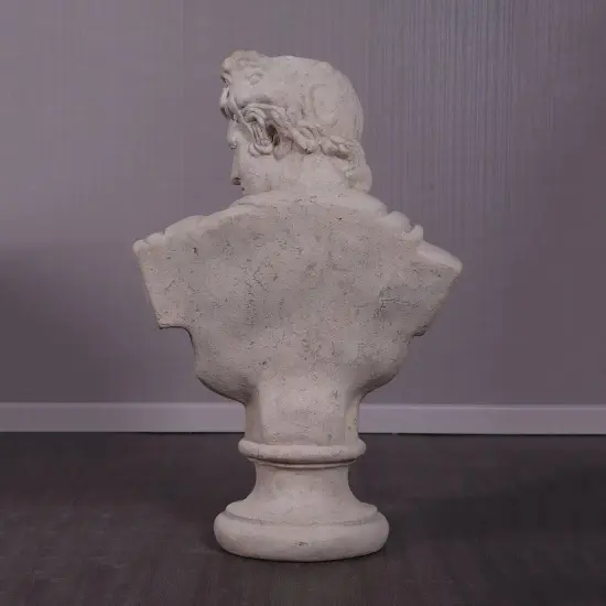 Apollo Stone Bust Life Size Statue {4}