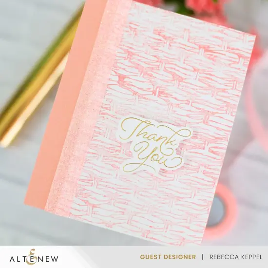 Essential Textures: Basketweave Press Plate Set {3}