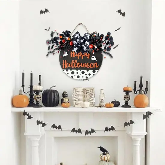 14&rdquo; Halloween Door Sign Decorations {2}