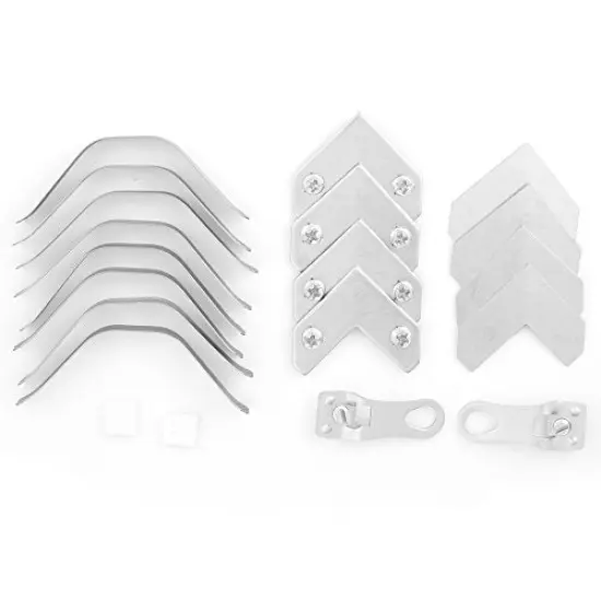 Framer Supply Metal Picture Frame Hardware - Bulk Pack for Assembling 5 Frames {1}