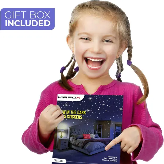 Glow in The Dark Stars for Ceiling or Wall Stickers {3}