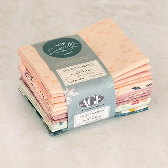 Sewcialites Fat Quarter Bundle in Secret Garden Edition Curated by Kelsey Swatske by AGF Studio for Art Gallery (CBSFQ609) {1}