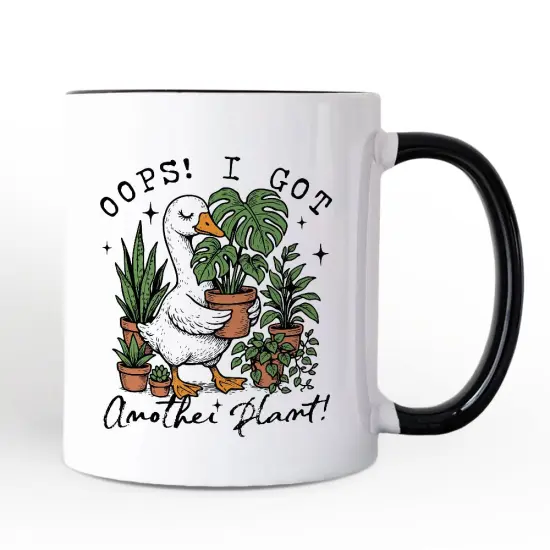 Oops I Got Another Plant Goose Mug, Sarcastic Gardening Humor Gift {5}