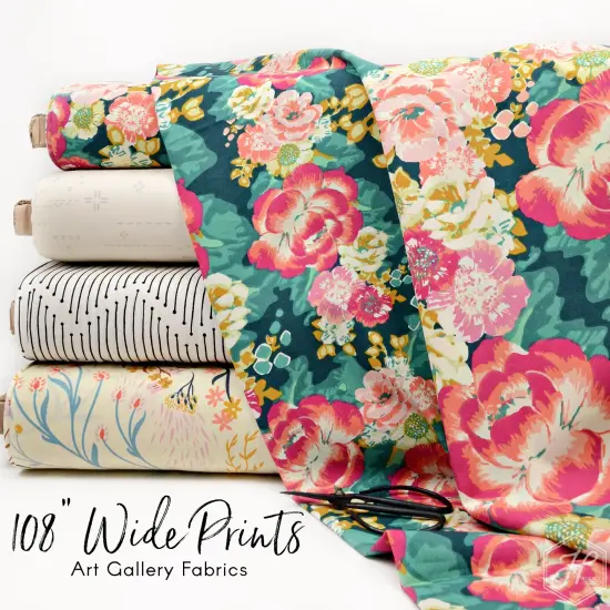 Spring Daisies Wideback (108 Inch) in Ecru (wide10206) | 108 Edition Wide Backs | AGF Studio | Art Gallery {2}