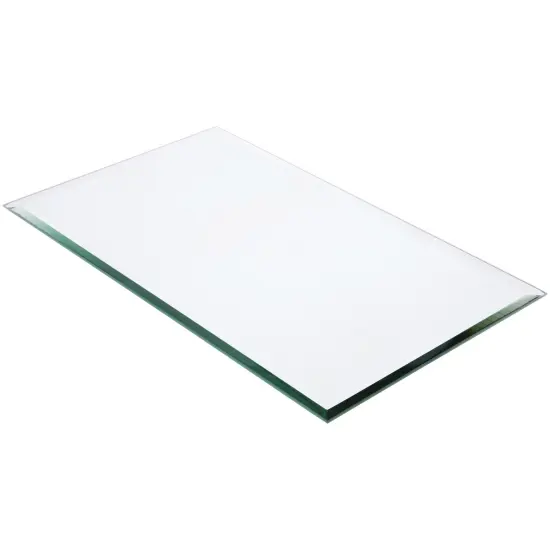 Plymor 9" x 15" Rectangle, 5mm Thick Beveled Glass Mirror {1}