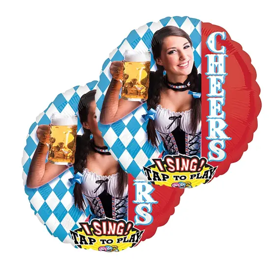 Anagram&reg; 28 Inch Cheers And A Polka Sing A Tune Balloon {1}