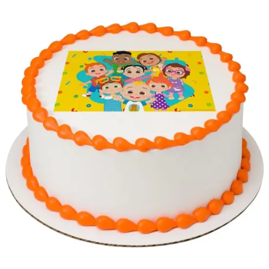 CoComelon Fun Day PhotoCake&reg; Edible Cake Topper Icing Image for 6 inch Round cake or larger {1}