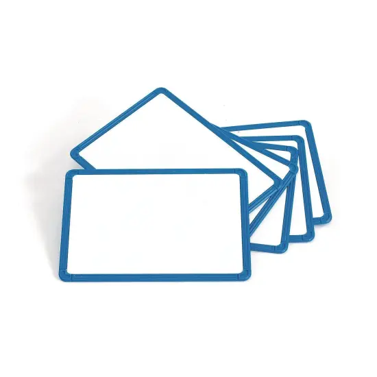 Plastic-Framed Magnetic Whiteboards (Set of 6) {1}