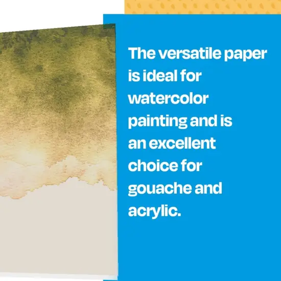 Sax Watercolor Paper, 18 x 24 Inches, 90 lb, Natural White, 100 Sheets {7}
