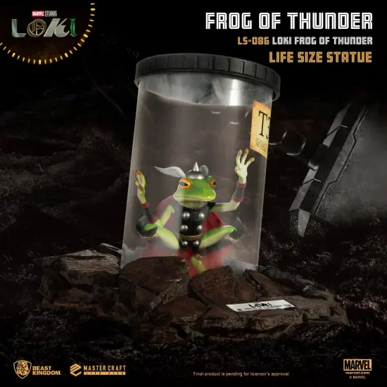 Loki Frog of Thunder Master Craft Life Size Statue {1}