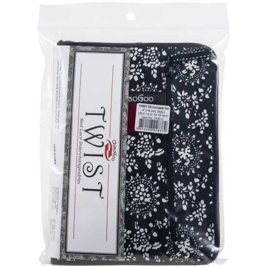 ChiaoGoo TWIST Red Lace Interchangeable 4" Tip Set - Complete - US 2-15 (2.75-10mm) {1}