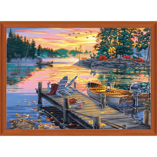 PaintworksMorning Paradise Paint by Number Kit Multi {1}