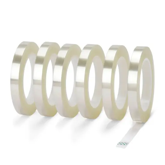 makerflo Heat Resistant Tape for Sublimation 0.78" x 216' FT, Heat Adhesive for Sublimation On Tumbler, Mug, T Shirt, Odourless and Crack Resistant Clear Tape for Vinyl and Heat Press {1}