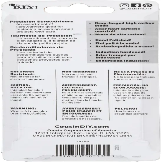 CousinDIY Tool Basics Screwdriver Kit-6pcs {2}