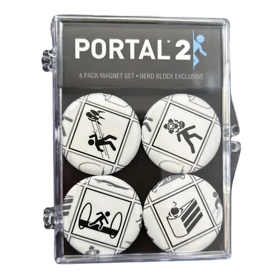 Portal 2 4-Piece Magnet Set {3}