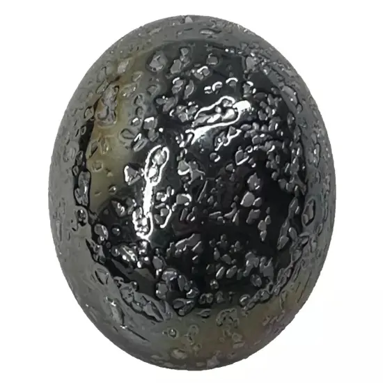 50mm (2") SNOWBALL Glitter Confetti Marbles glass Ball Toe Breaker {1}