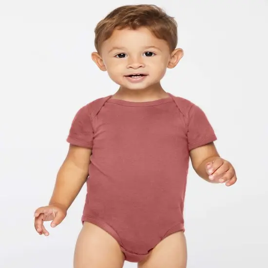 Rabbit Skins&reg; Ultra Soft Baby Fine Jersey Bodysuit - 4424 Rouge {1}