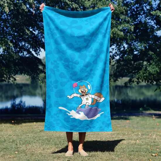 Nickelodeon Spongebob Squarepants Beach Towel Surfing sandy {4}