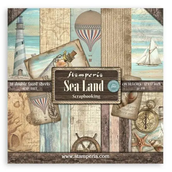 Sea Land Paper Pack (10 sheets) {1}