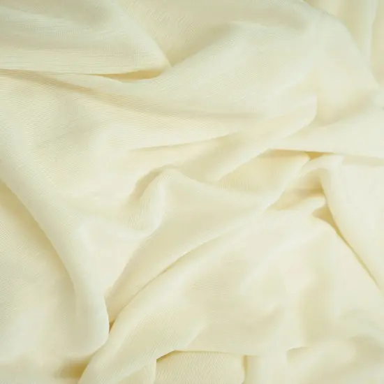 1 Yard Slinky Rib 1x1 Solid Knit Fabric 240 GSM, 52/54&Prime; Wide Polyester Spandex Blend MANGO {7}