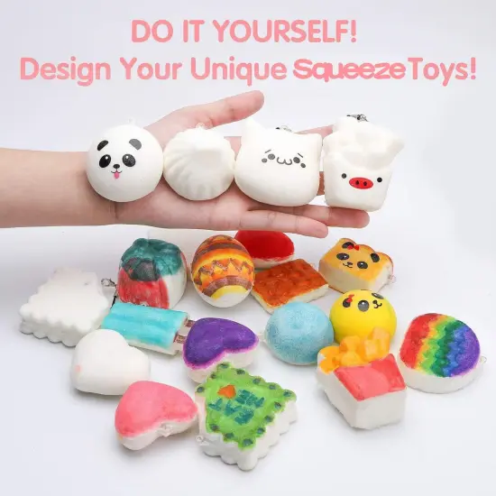 Random 30 Pcs DIY Squeeze Toys Cream {5}