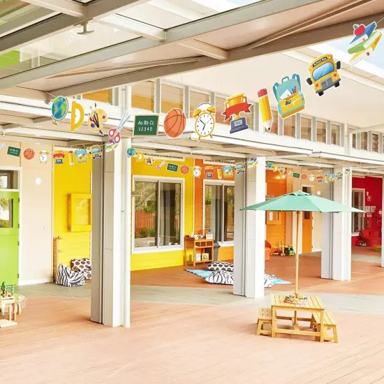 2 PCS Welcome Back to School Banner {3}