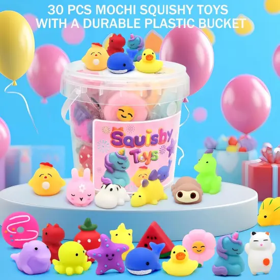 30 Pack Mochi Squishy Toys {5}