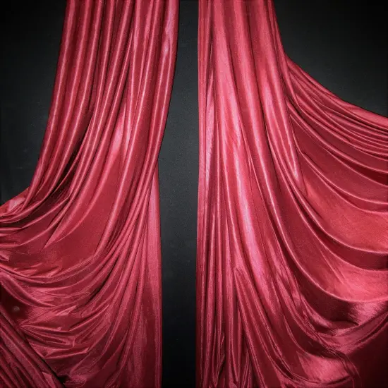 1 Yard Burgundy Tricot Polyester Fabric Low Stretch Denier For Crafts Silks Hammocks 108&Prime;-120&Prime; Inch Wide {1}