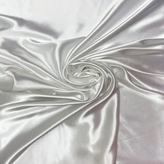 1 Yard Luxury White Crepe Satin Fabric Soft Medium Drape For Dress Costume 58 Inch Width {3}