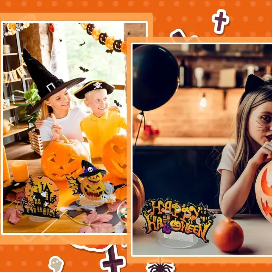 3 Pcs Halloween Diamond Art Tabletop Decorations {2}