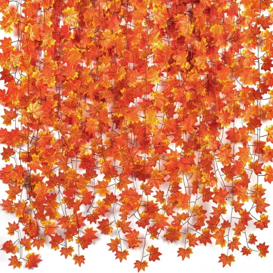 18 Pcs Fall Leaf Garland {2}