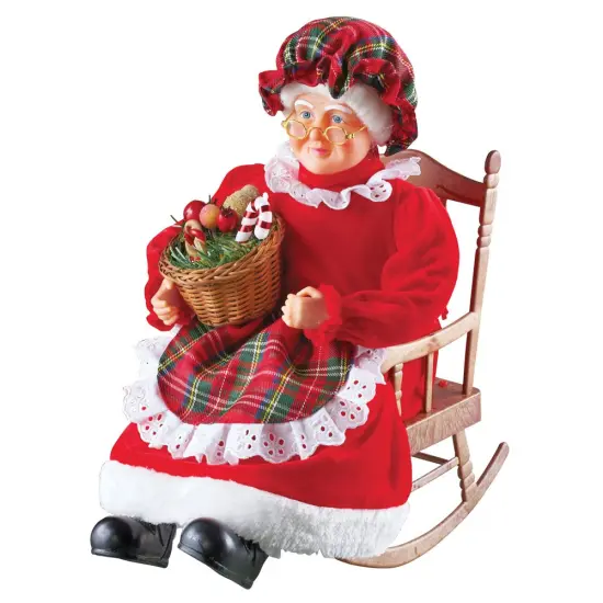 Collections Etc Musical Mrs. Claus Christmas Tabletop Decoration {2}