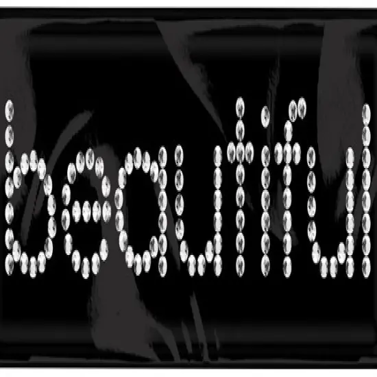 Me & My Big Ideas Urban Words Beautiful Bling Sticker Embellishment {1}