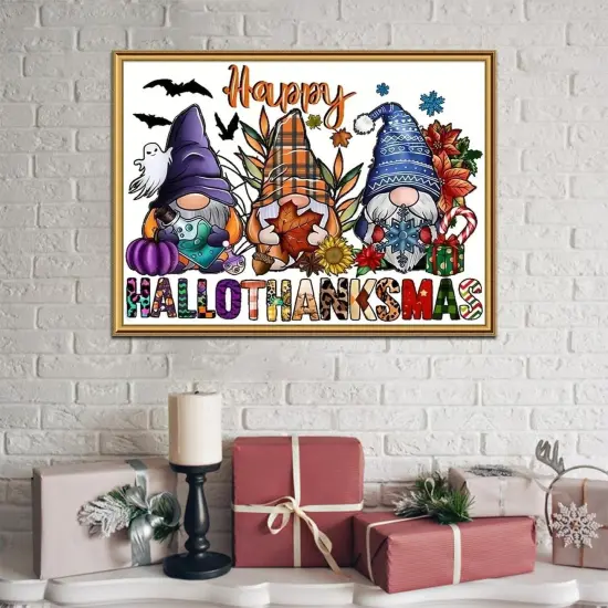 Halloween 5D Diamond Painting Kits for Beginners,16x12 In {4}