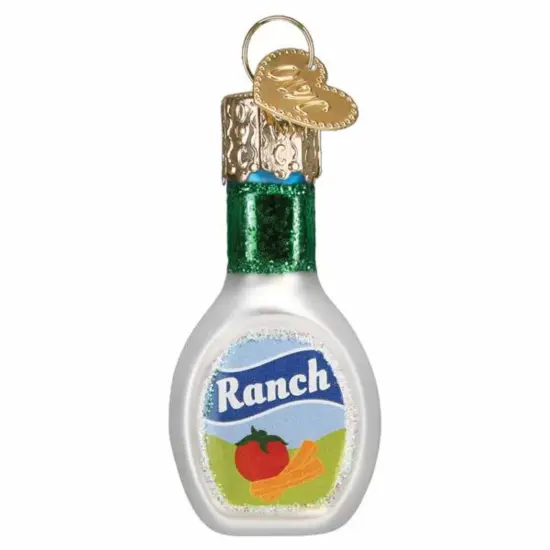 Old World Christmas 2.0 Inch Mini Ranch Dressing Christmas Tree Ornament , Gumdrops Collection Salads Veggies Multicolored {1}