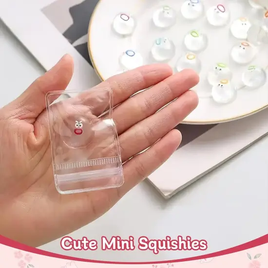 24 Packs Mini Squishies Expression Fidget Toys {5}