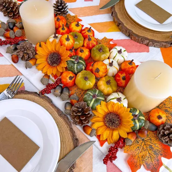 68 Pcs Assorted Fall Decorating for Table {2}