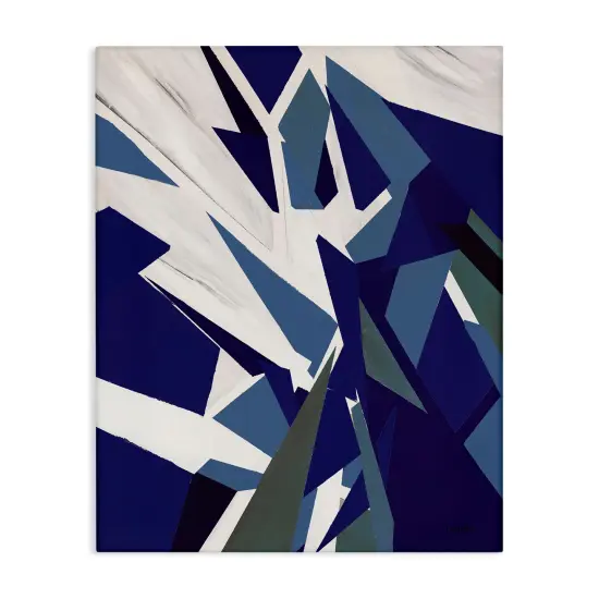 Stupell Industries Warping Polygons Dynamic Geometric Illustration Modern Abstraction Canvas Design By Lori Dubois {1}
