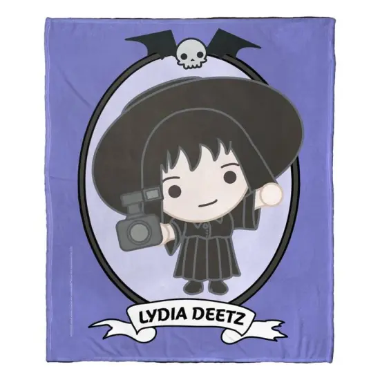 Warner Brothers Beetlejuice Silk Touch Throw Blanket Ghost Photographer {1}