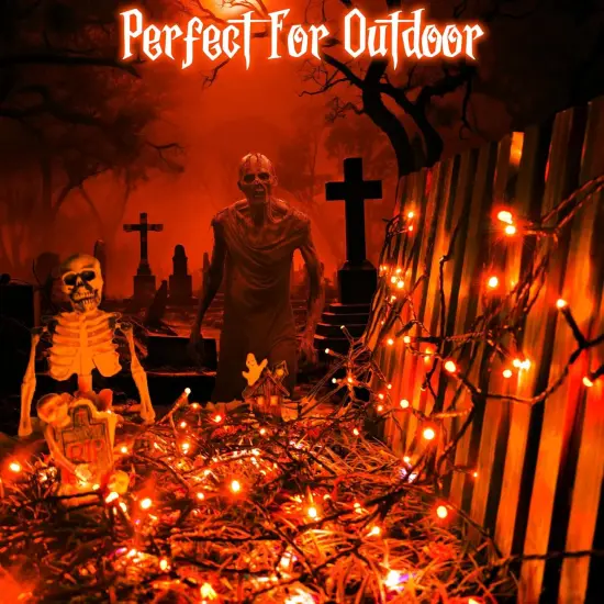 Orange Lights for Halloween Lights {3}