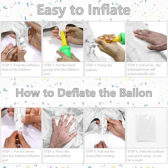 40 Inch Silver 30 Number Balloons, Giant Jumbo Helium Mylar Foil Silver Number {2}