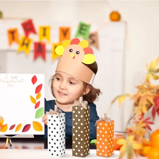 3 Pcs Fall Decorations for Home Fall Table Block Signs {3}