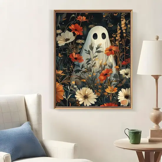 Halloween Ghost Flower Diamond Painting Kits for Adults,11.8x15.7 Inch {2}