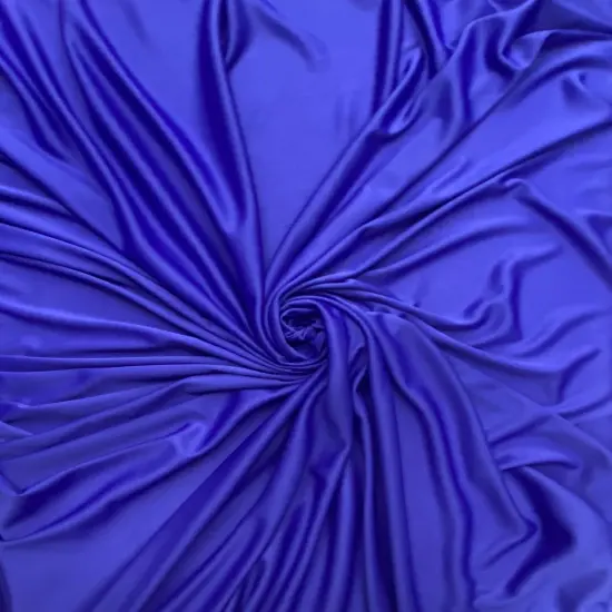 1 Yard Lightweight Royal Blue Matte Stretch Lining Fabric for Dresses, Gowns, and Craft Projects 60&Prime; wide {3}