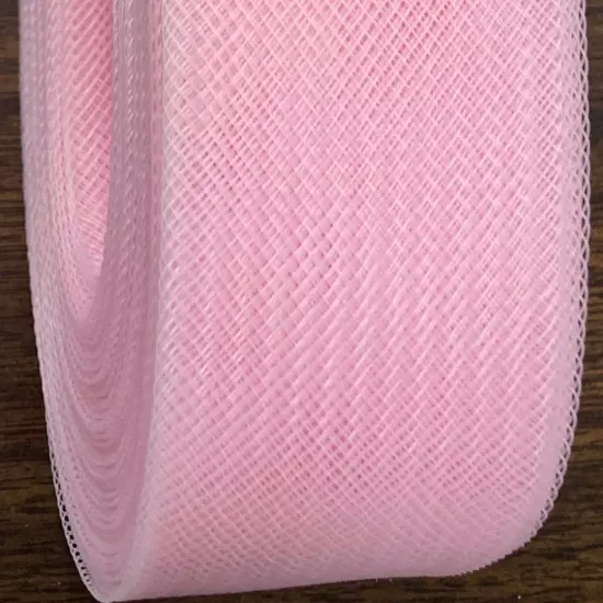 1 Yard Nylon Horsehair Trim 2" Wide Stiff Crinoline Braid for Costumes & Formal Wear Purple {4}